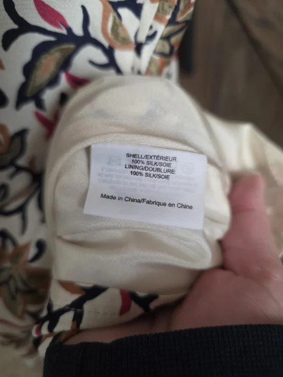 Tory Burch Cream Floral Sleeveless Dress - Picture 4 of 5